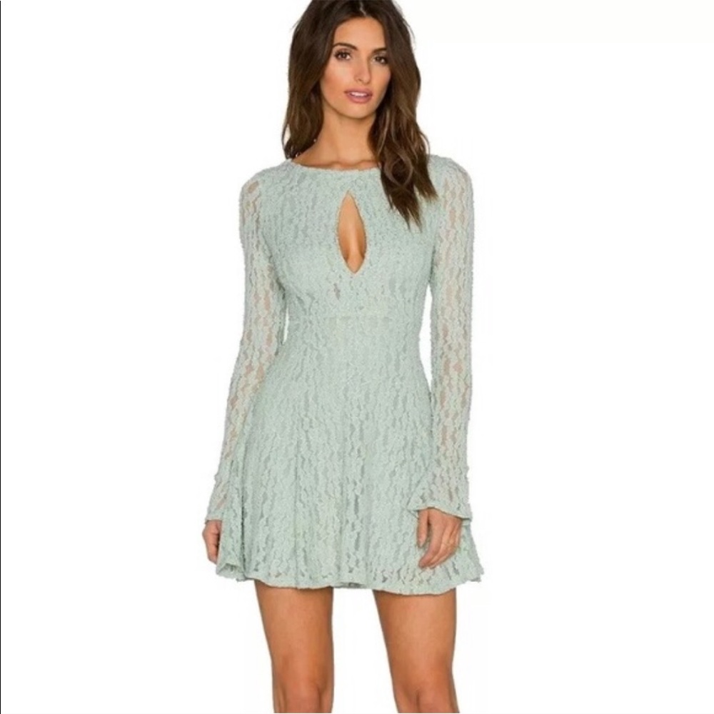 Sea Foam Mint Green Free People Teen Witch Dress